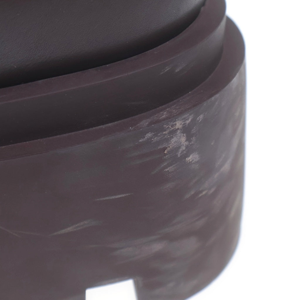Rick Owens(リックオウエンス) BEATLE BOGUN ビートルボーガン サイドゴア プラットフォーム レザーブーツ 02C7832 ブラウン