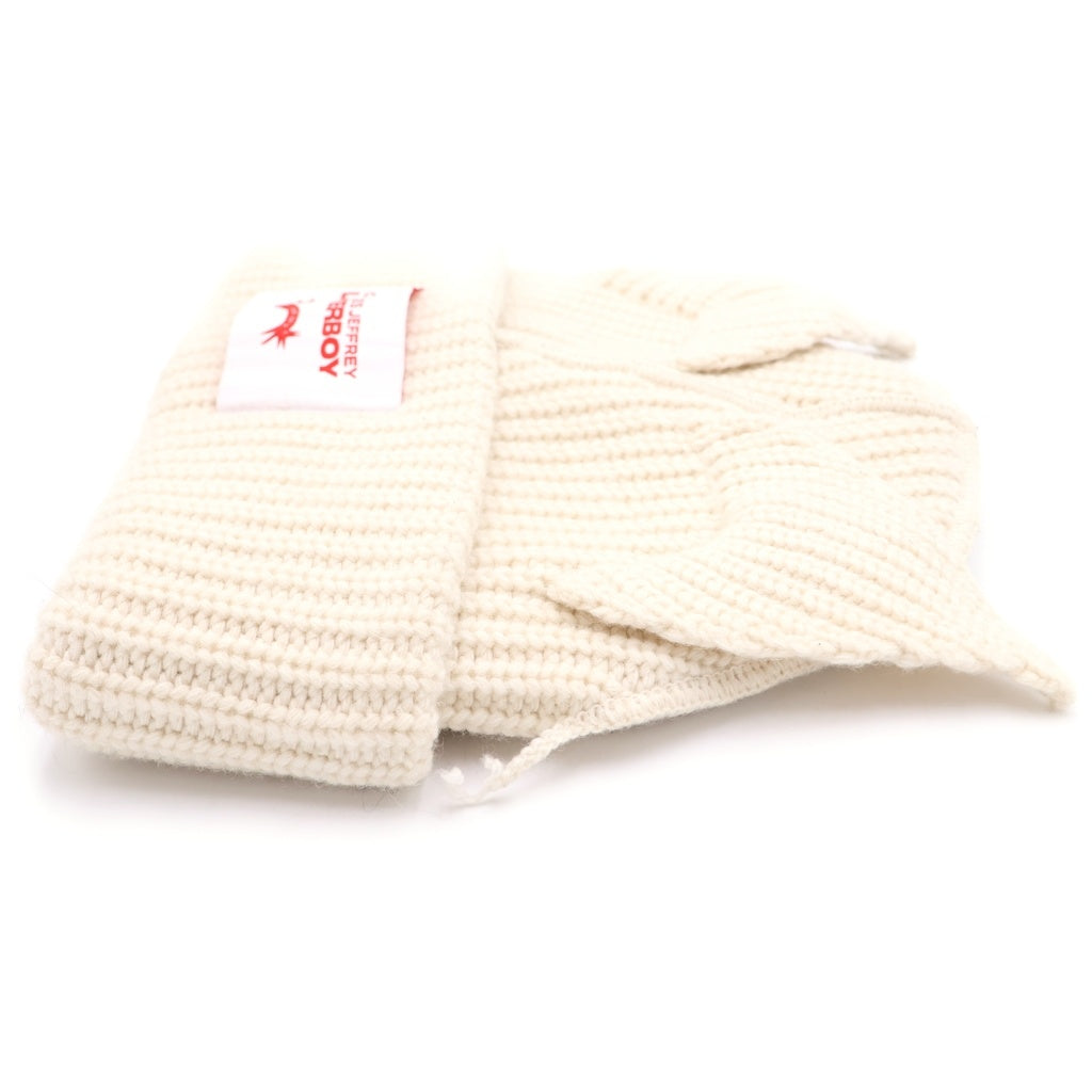 CHARLES JEFFREY LOVERBOY(チャールズジェフリーラバーボーイ) LOVERBOY CHUNKY EARS BEANIE チャンキー イアーズ ビーニー ニット帽 アイボリー レディース