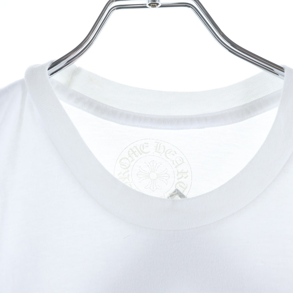 CHROME HEARTS(クロムハーツ) FOTI JARVIS AMERICAN FLAG S/S TEE フォティ ジャービスアメリカンフラッグショートスリーブTシャツ クルーネック半袖Tシャツ ホワイト