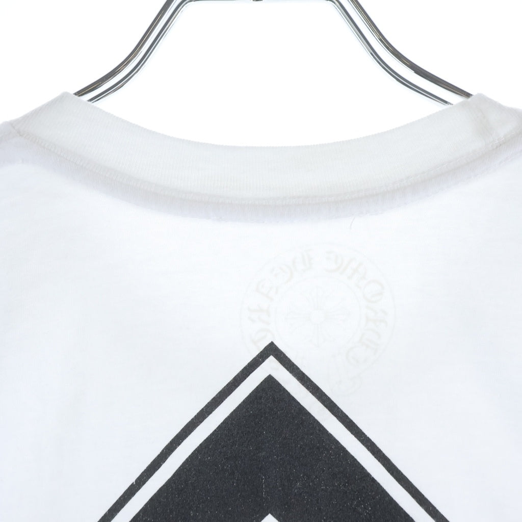 CHROME HEARTS(クロムハーツ) FOTI JARVIS AMERICAN FLAG S/S TEE フォティ ジャービスアメリカンフラッグショートスリーブTシャツ クルーネック半袖Tシャツ ホワイト