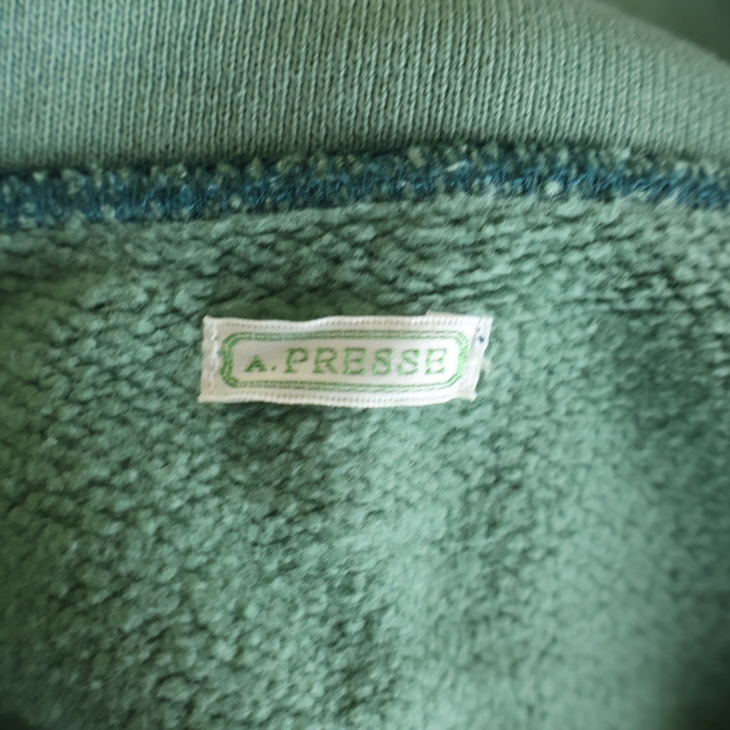 A.PRESSE(アプレッセ) 26SS Vintage Sailor Hood Half Zip Sweatshirt ヴィンテージセイラーフードハーフジップスウェットシャツ ハーフジッププルオーバーパーカー 26SAP-05-13