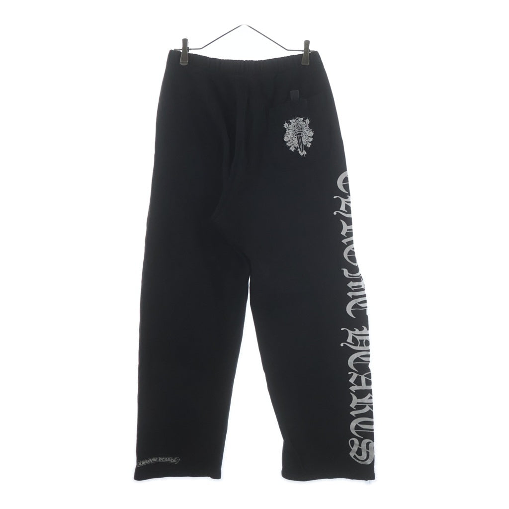 CHROME HEARTS(クロムハーツ) OLD ZIP SWEAT PANT オールド ジップ付 スウェット ロングパンツ ブラック