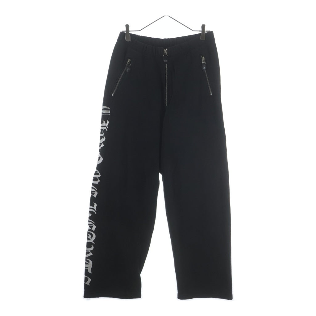 CHROME HEARTS(クロムハーツ) OLD ZIP SWEAT PANT オールド ジップ付 スウェット ロングパンツ ブラック
