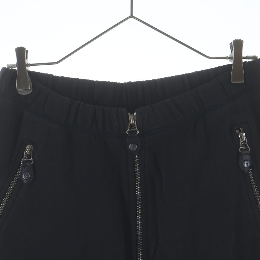 CHROME HEARTS(クロムハーツ) OLD ZIP SWEAT PANT オールド ジップ付 スウェット ロングパンツ ブラック