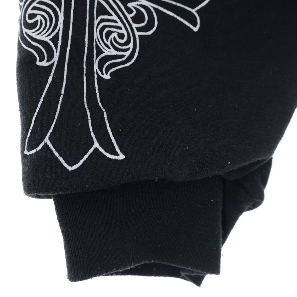 CHROME HEARTS(クロムハーツ) OLD SWTSHRT PLVR HD ヴァインダガープリント サーマル スウェットプルオーバーパーカー ブラック