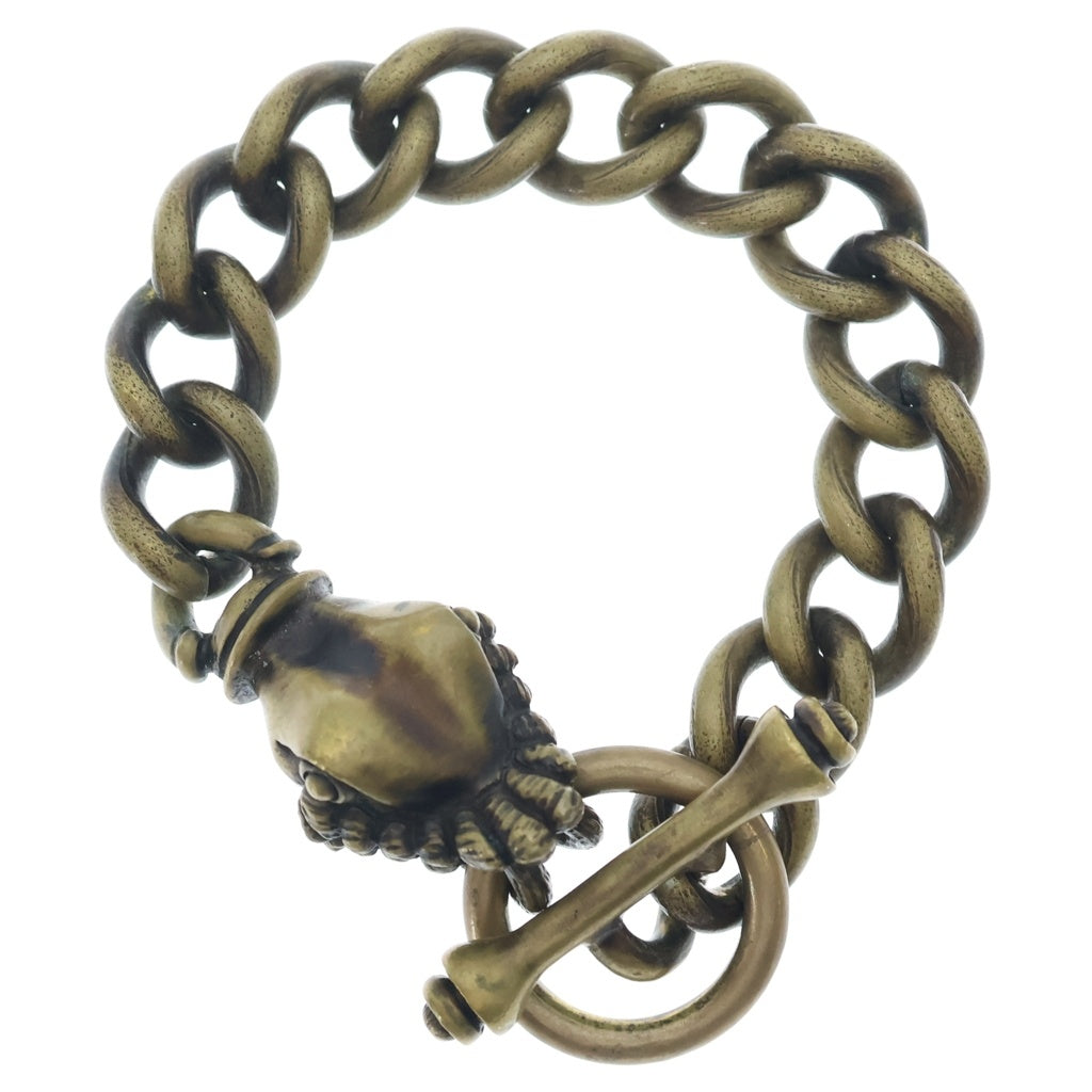 NO BRAND(ノーブランド) Deaf Breed デフブリード Custom Chain Bracelet カスタムチェーンブレスレット 真鍮アンカーチェーンブレスレット ゴールド