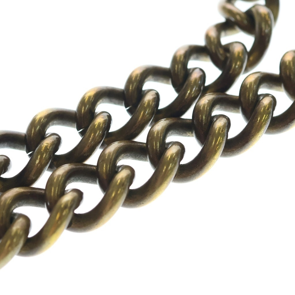 NO BRAND(ノーブランド) Deaf Breed デフブリード Custom Wallet Chain カスタムウォレットチェーン 真鍮フックウォレットチェーン ゴールド