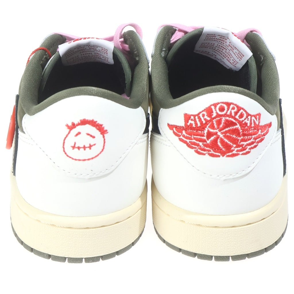 NIKE(ナイキ) ×TRAVIS SCOTT AIR JORDAN 1 LOW OG SP Reverse Olive トラヴィススコット エアジョーダン1 リバースオリーブ ローカットスニーカー US8/26.0cm DM7866-200
