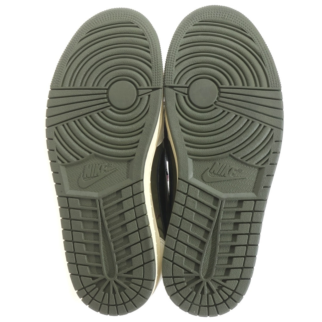 NIKE(ナイキ) ×TRAVIS SCOTT AIR JORDAN 1 LOW OG SP Reverse Olive トラヴィススコット エアジョーダン1 リバースオリーブ ローカットスニーカー US8/26.0cm DM7866-200