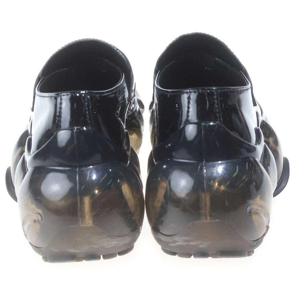 grounds(グラウンズ) Moopie Loafer ムーピーローファー パテントレザープラットフォームローファー ブラック レディース
