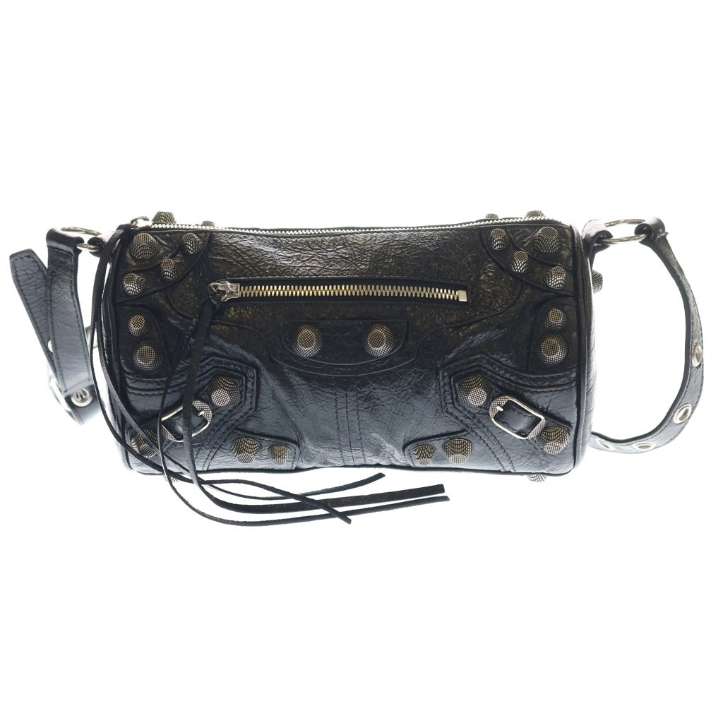 BALENCIAGA(バレンシアガ) Le Cagole Cylinder Bag ル カゴール レザーシリンダーバッグ ショルダーバッグ ブラック 771716 レディース