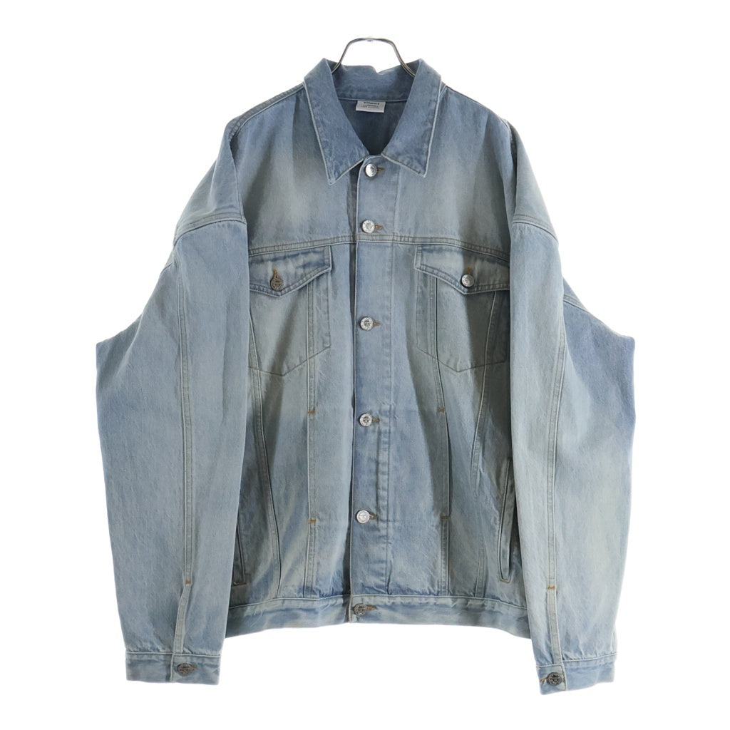 VETEMENTS(ヴェトモン) 24SS LOGO DENIM JACKET ロゴデニムジャケット インディゴ