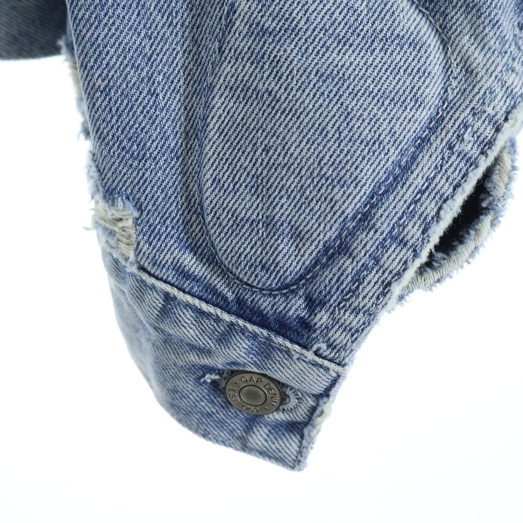YEEZY GAP(イージーギャップ) PADDED DENIM JACKET ダメージ加工 パデット デニムジャケット インディゴ 472901-00-1