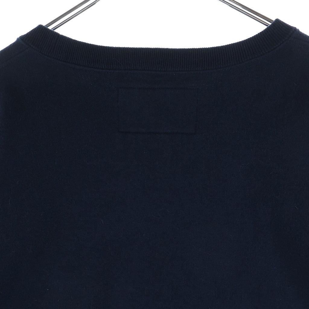 WACKO MARIA(ワコマリア) HEAVY WEIGHT CREW NECK SHIRT ヘビーウェイト ロゴ刺繍 クルーネックスウェットトレーナー ネイビー
