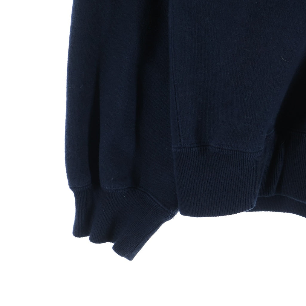 WACKO MARIA(ワコマリア) HEAVY WEIGHT CREW NECK SHIRT ヘビーウェイト ロゴ刺繍 クルーネックスウェットトレーナー ネイビー