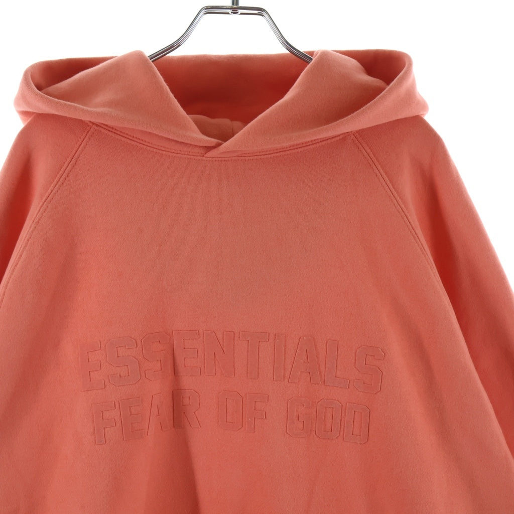 FEAR OF GOD ESSENTIALS(フィアオブゴッド エッセンシャルズ) Felt Logo Pull Over Hoodie フェルトロゴプルオーバーフーディー フーデットスウェットパーカー オレンジ