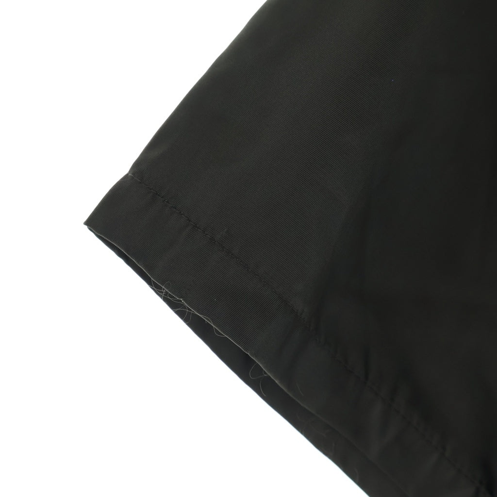 FEAR OF GOD ESSENTIALS(フィアオブゴッド エッセンシャルズ) 1977 Felt Logo Nylon S/S Shirts フェルトロゴナイロンショートスリーブシャツ ボタンダウン半袖シャツ カーキ