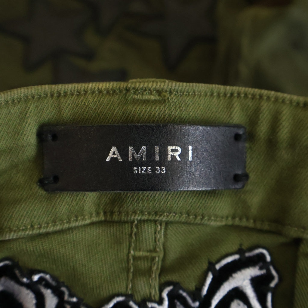 AMIRI(アミリ) ×Chemist Tactical Cargo Pant ケミスト スターパッチ カーゴパンツ カーキ