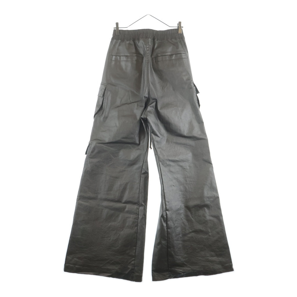 Rick Owens(リックオウエンス) 24SS LIDO期 CARGO BELAS カーゴベラロングパンツ RU01D3339-SCT ガンメタリック シルバー