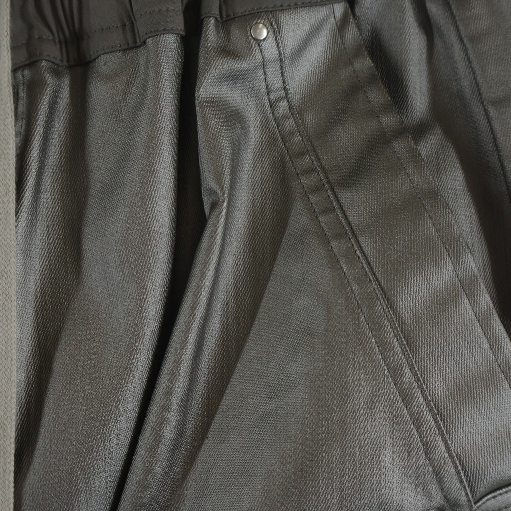 Rick Owens(リックオウエンス) 24SS LIDO期 CARGO BELAS カーゴベラロングパンツ RU01D3339-SCT ガンメタリック シルバー