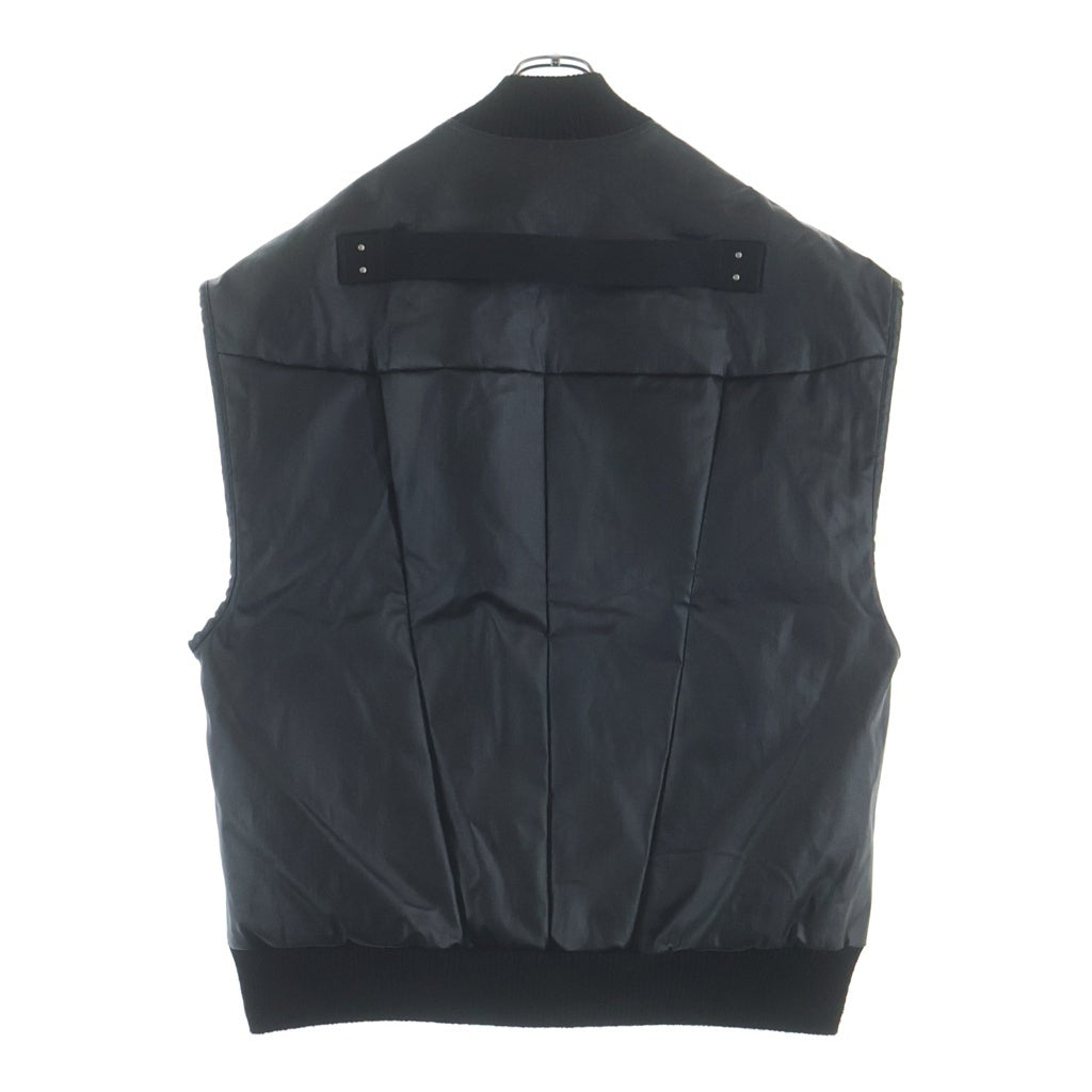 Rick Owens(リックオウエンス) 24SS Jumbo Flight ジャンボ フライト ベスト ジャケット RU01D3761-SCT ブラック