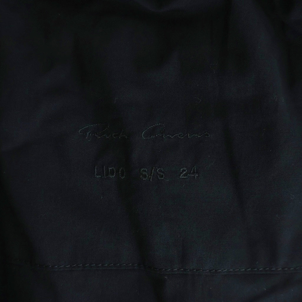 Rick Owens(リックオウエンス) 24SS Jumbo Flight ジャンボ フライト ベスト ジャケット RU01D3761-SCT ブラック