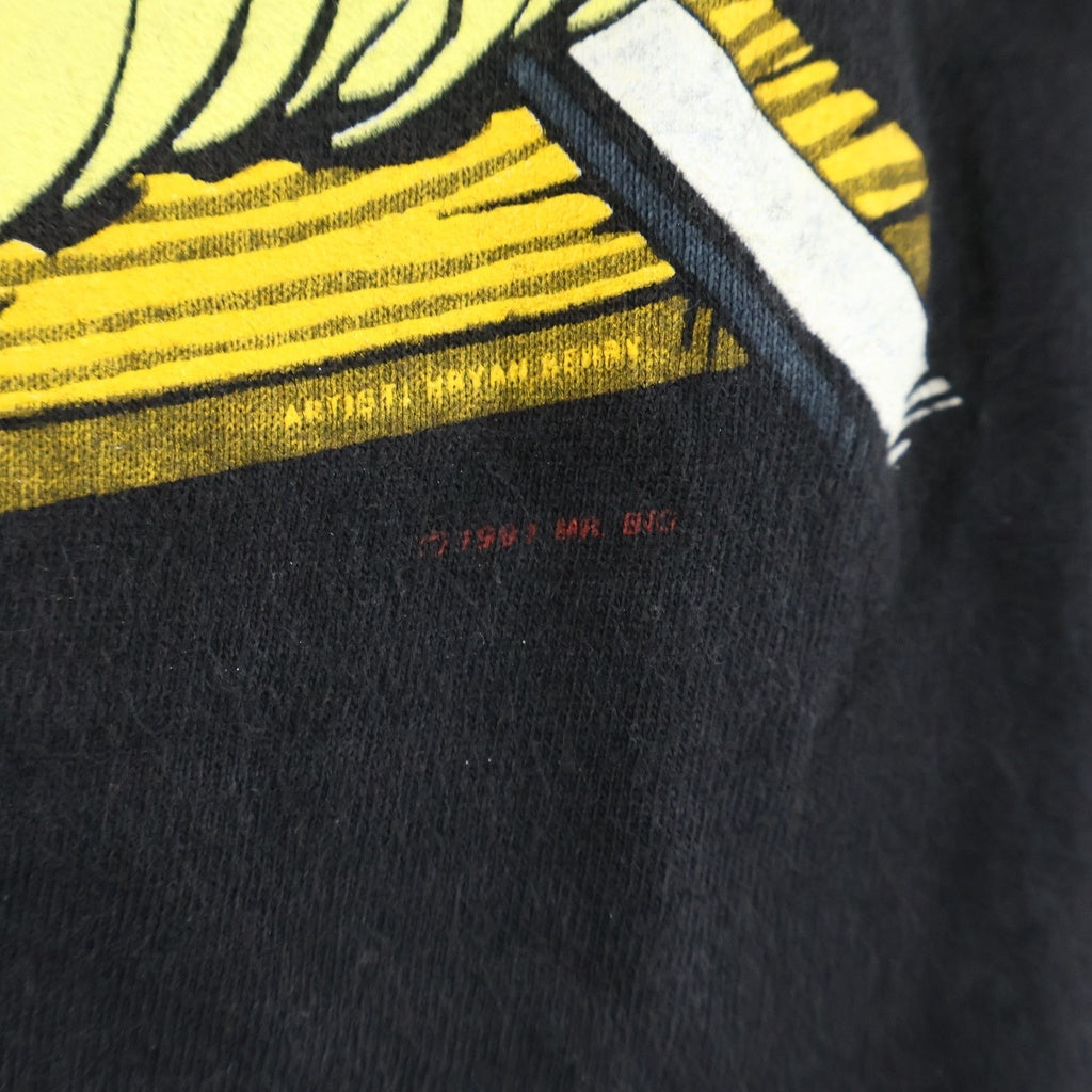 VINTAGE(ヴィンテージ) 90S MR BIG LEAN INTO IT WORLD TOUR Print T-Shirts ミスタービッグ ラーンイントゥイットワールドツアー プリントTシャツ 半袖Tシャツ