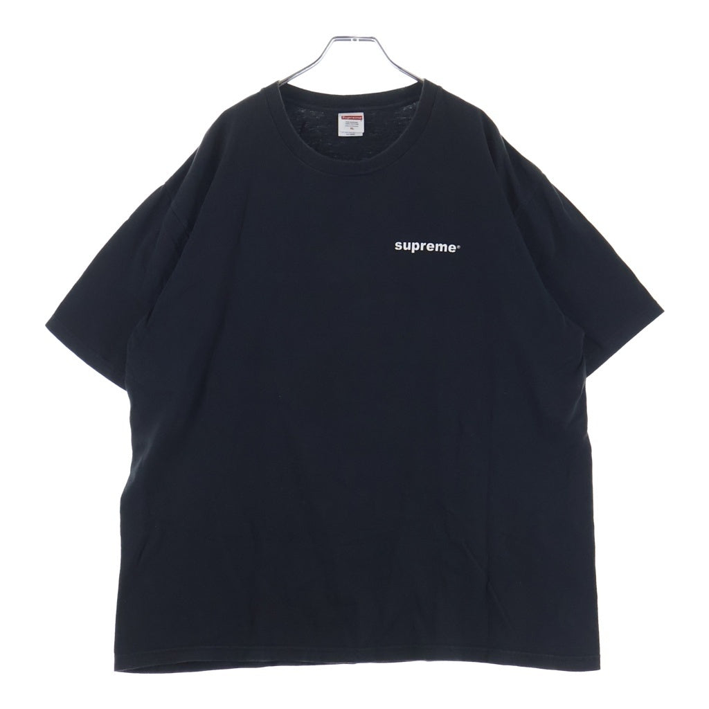 SUPREME(シュプリーム) 24AW Fuck Money Tee ファック マネー バックプリント 半袖Tシャツ カットソー ブラック