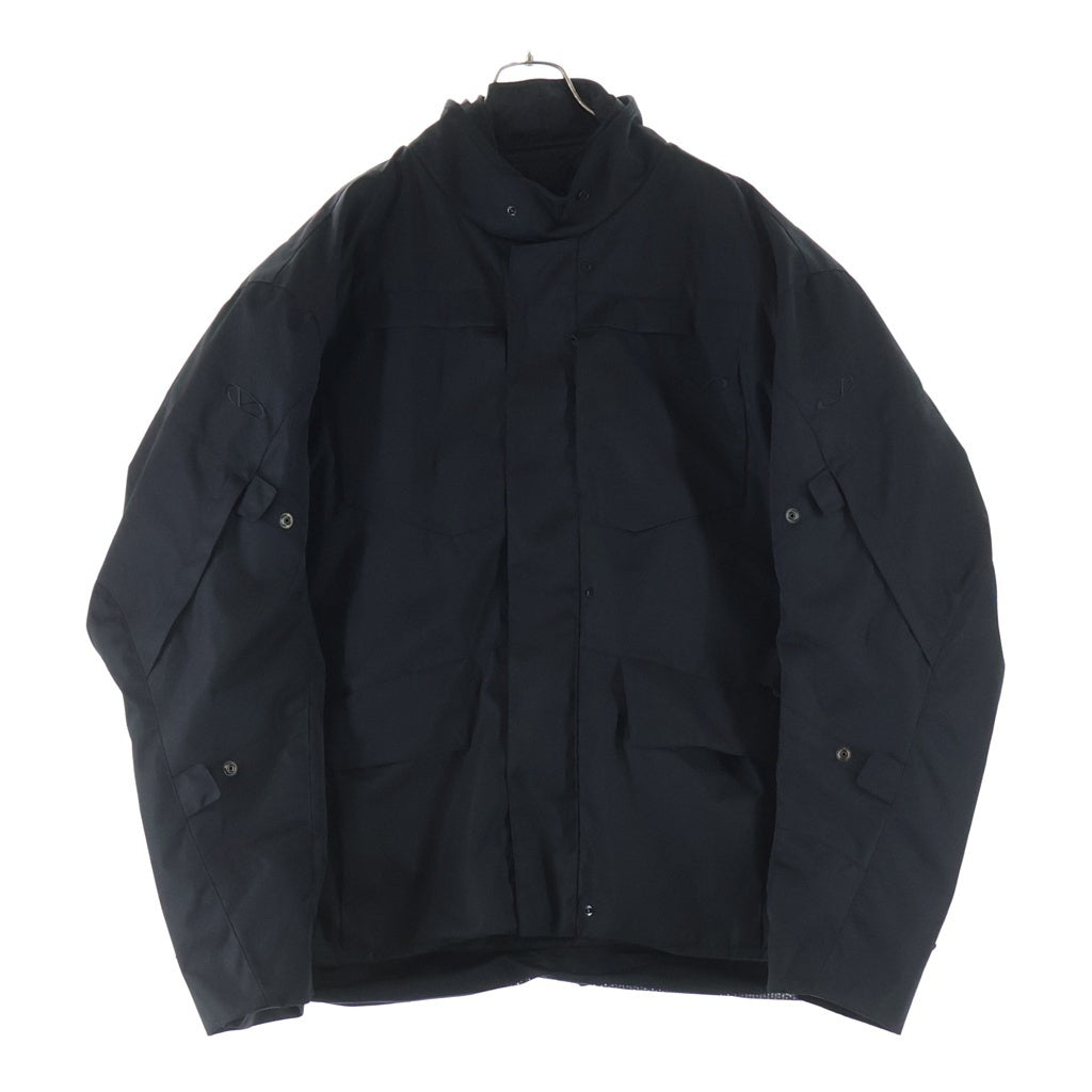 VETEMENTS(ヴェトモン) MULTI POCKET JACKET マルチポケット キルティングライナー付き ジャケット ブラック