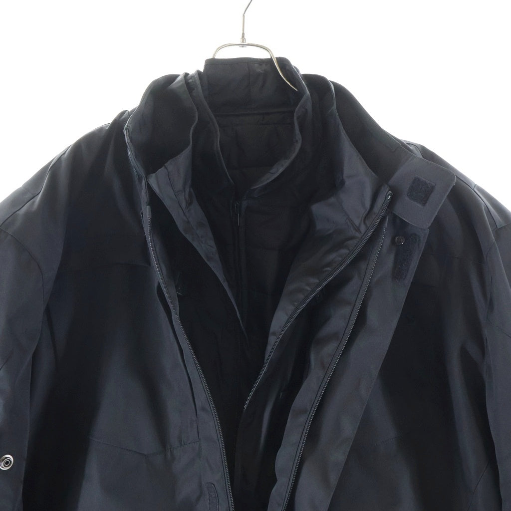 VETEMENTS(ヴェトモン) MULTI POCKET JACKET マルチポケット キルティングライナー付き ジャケット ブラック