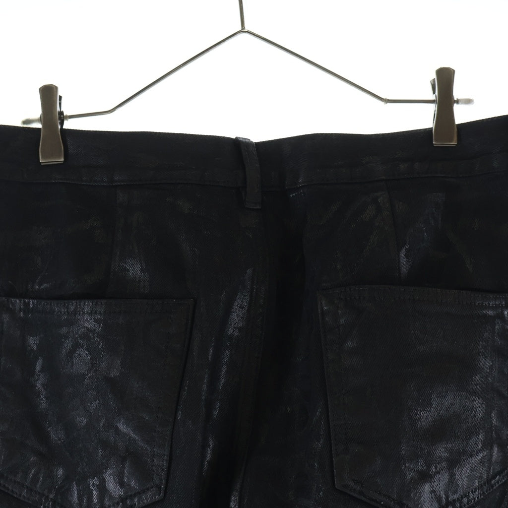 DRKSHDW(ダークシャドウ) 25AW Bolan Bootcut Pants ボラン ブーツカット コーティング パンツ ブラック DU02E7365-BMC