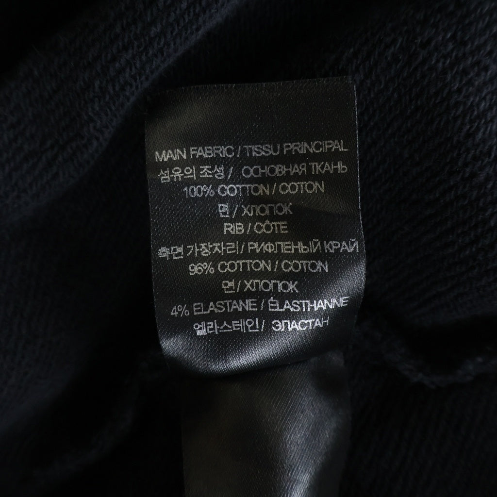 VETEMENTS(ヴェトモン) ICONIC LOGO ZIP-UP HOODIE ロゴプリント ジップアップ パーカー ブラック