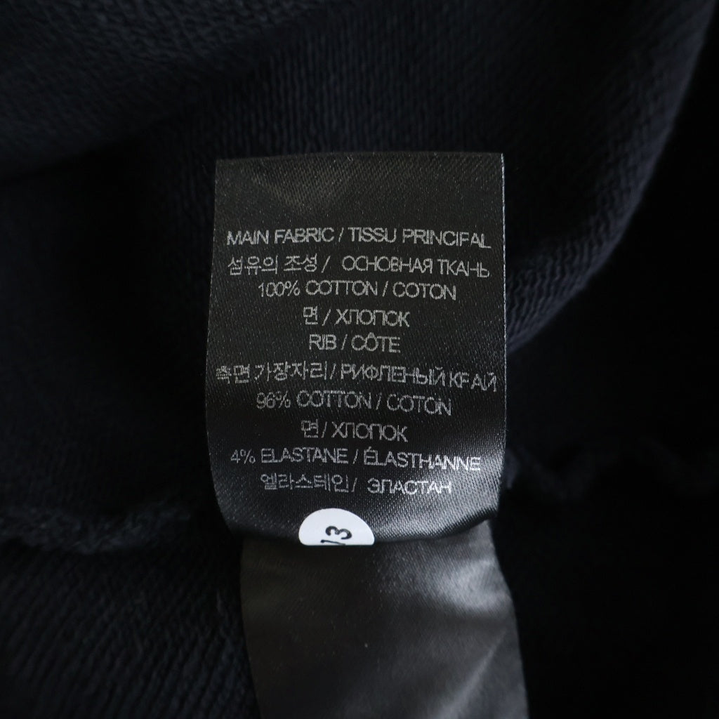 VETEMENTS(ヴェトモン) 25AW ×Cradle of Filth Oversized Zip-Up Hoodie クレイドルオブフィルス グラフィックプリント ジップアップ パーカー ブラック