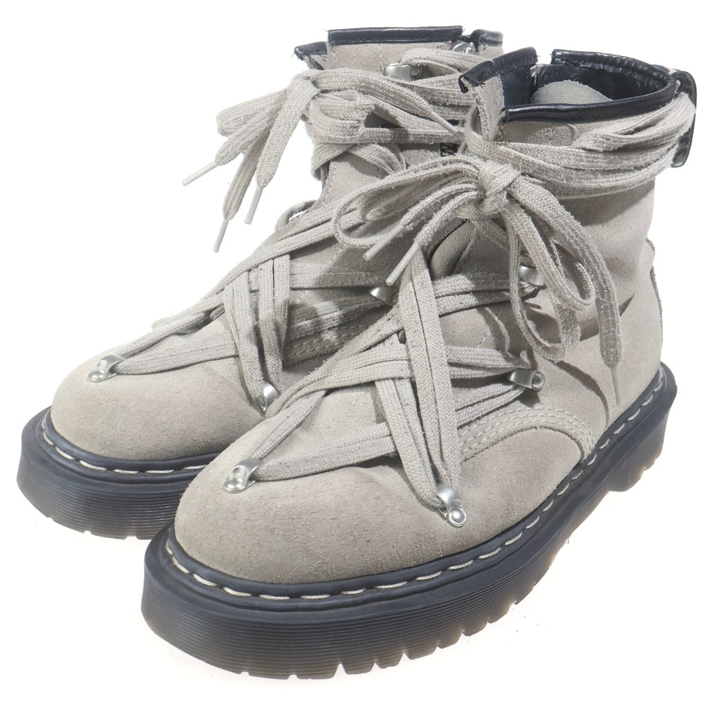 Dr.Martens(ドクターマーチン) ×RICK OWENS リックオウエンス スエード レースアップブーツ ベージュ AF500 GV11V
