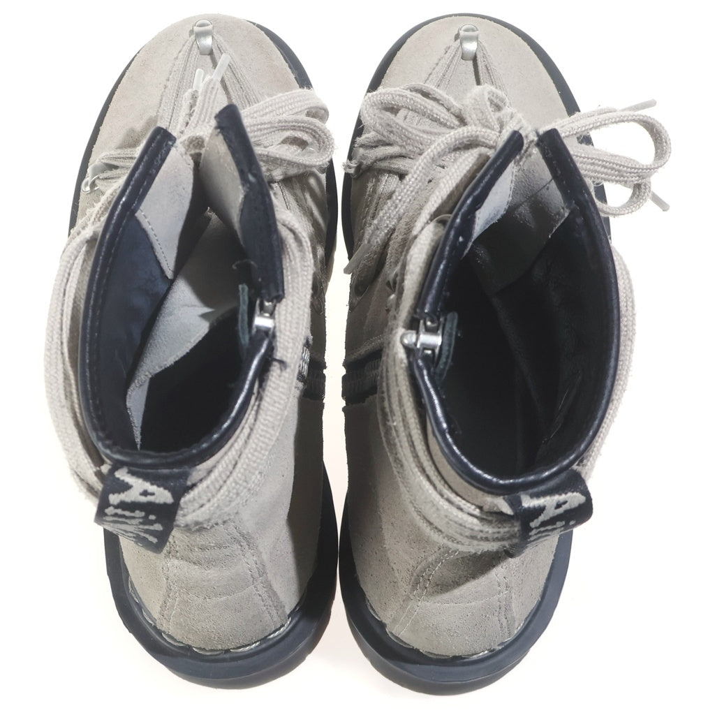 Dr.Martens(ドクターマーチン) ×RICK OWENS リックオウエンス スエード レースアップブーツ ベージュ AF500 GV11V