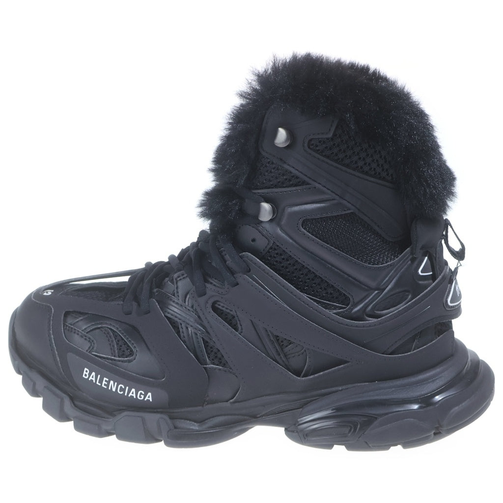 BALENCIAGA(バレンシアガ) Track Hike High Fake Fur トラックハイクフェイクファー ハイカットスニーカー シューズ ブラック 668557
