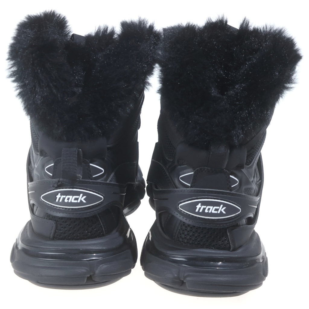 BALENCIAGA(バレンシアガ) Track Hike High Fake Fur トラックハイクフェイクファー ハイカットスニーカー シューズ ブラック 668557