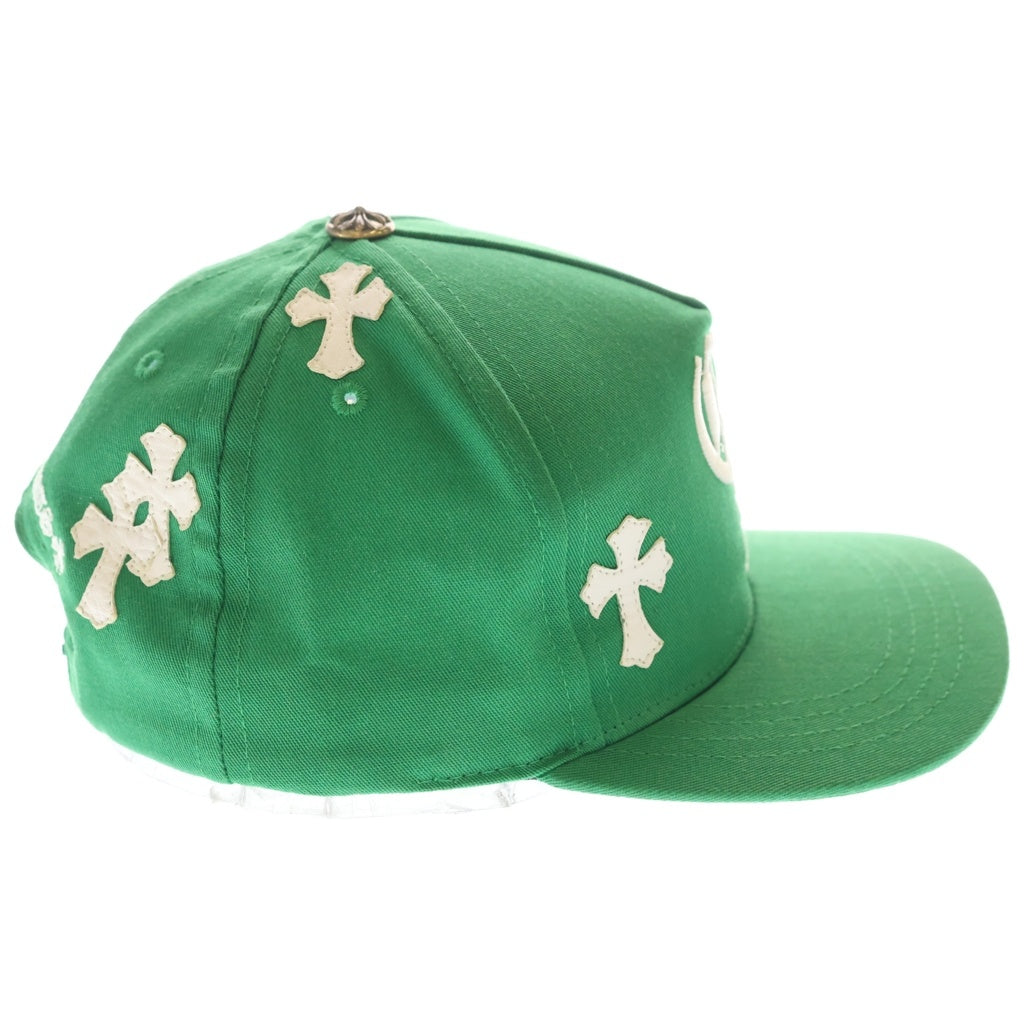 CHROME HEARTS(クロムハーツ) CH HAT CH刺繍クロスパッチベースボールキャップ グリーン