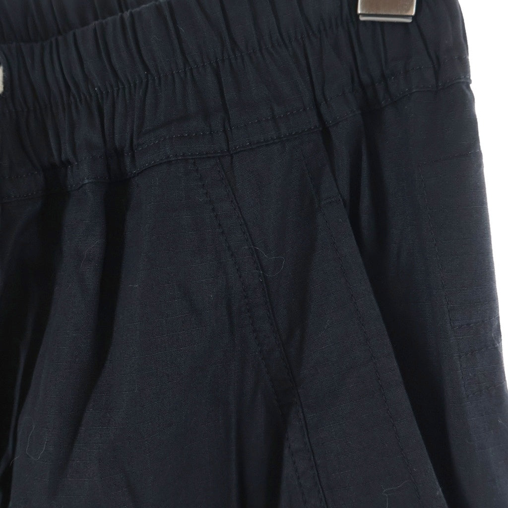 DRKSHDW(ダークシャドウ) 20SS Bauhaus Mini Skirt バウハウスミニスカート センタージップサイドロングポケットミニスカート レディース DS20S5344-CR ブラック