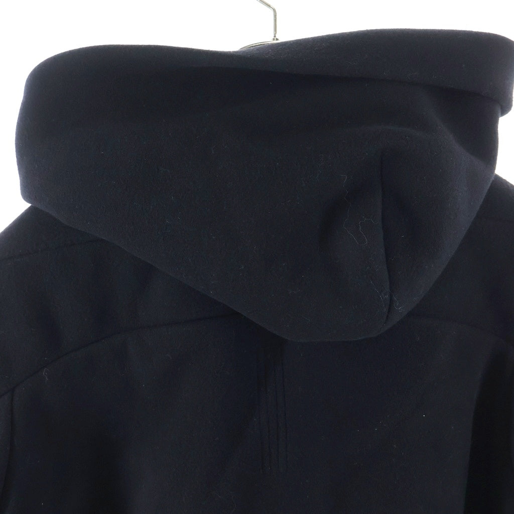Rick Owens(リックオウエンス) Cropped Hooded Flight クロップド フーデッド フライト ジップアップ ジャケット ブラック RU02E1761-WSF