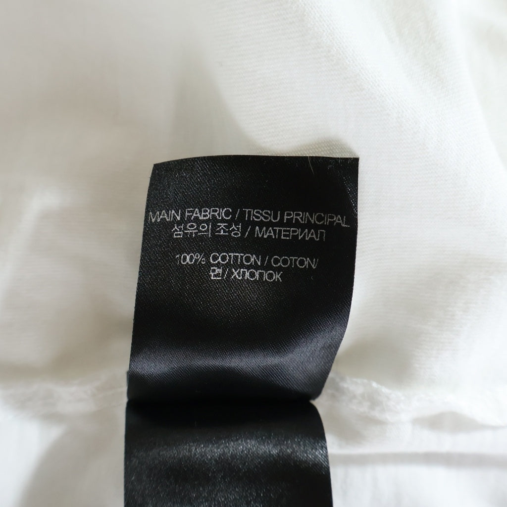 VETEMENTS(ヴェトモン) ALL WHITE INSIDE-OUT T-SHIRT オールホワイト インサイドアウト 半袖Tシャツ ホワイト UE63TR660W