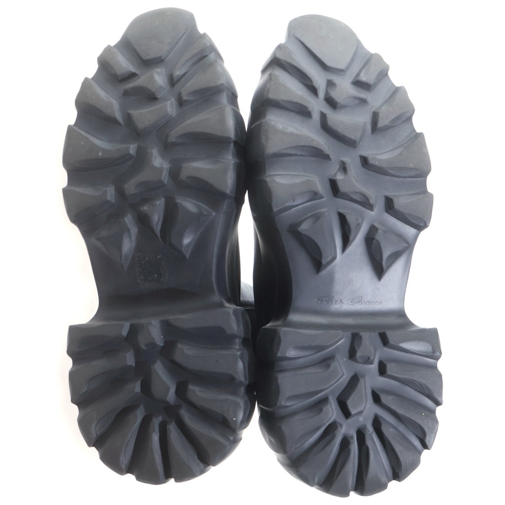 Rick Owens(リックオウエンス) BEATLE MEGA TRACTOR 01F2860 ビートルメガトラクター レザーブーツ ブラック