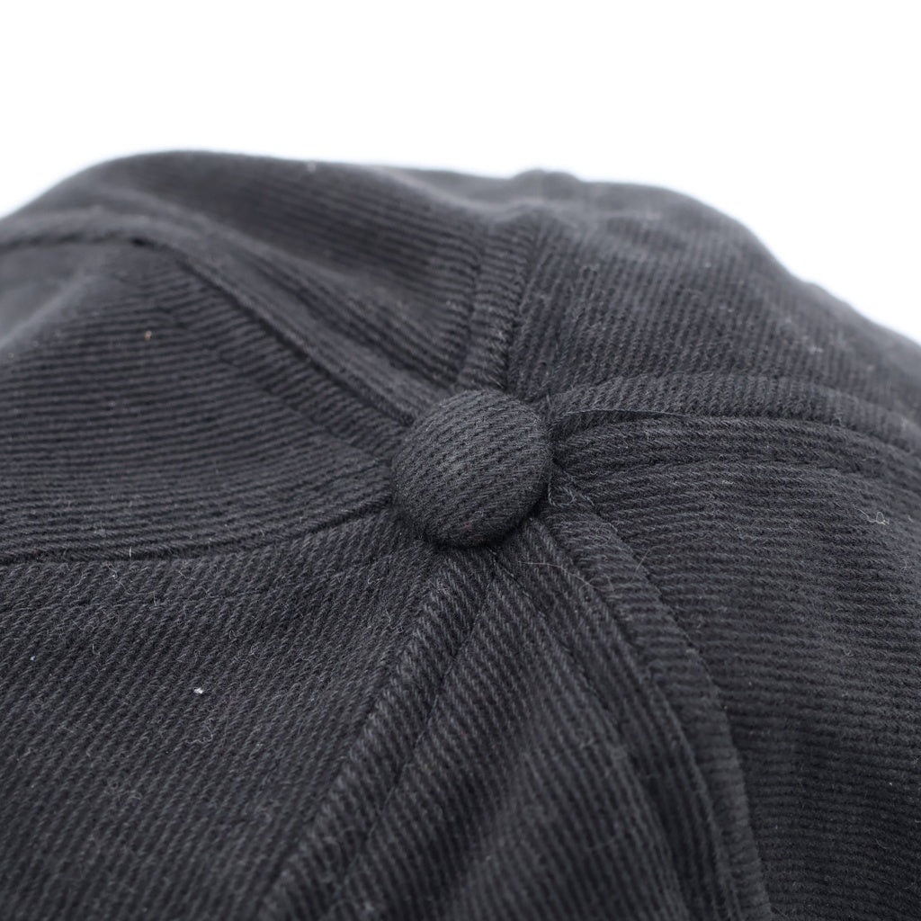 VETEMENTS(ヴェトモン) LEATHER BIKER CROSS CAP レザー バイカー クロス キャップ ブラック