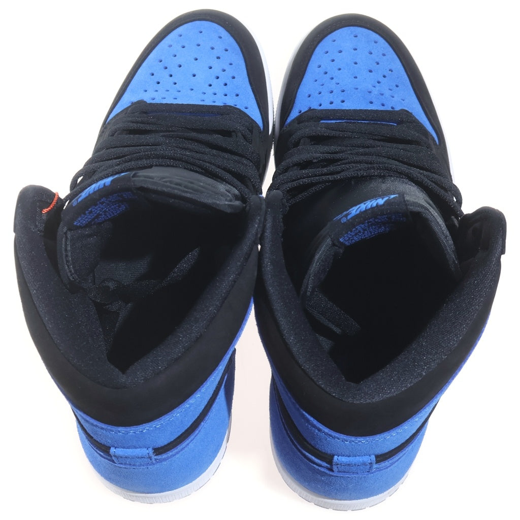 NIKE(ナイキ) Air Jordan 1 Retro High OG Royal Reimagined エアジョーダン1 ロイヤルリイマジンド ハイカットスニーカー US10.5/28.5cm DZ5485-042 ブラック/ブルー