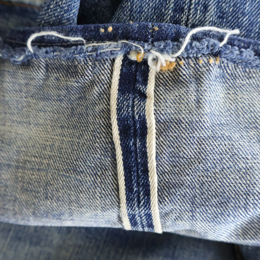Levi's(リーバイス) 60S VINTAGE 前期 501 BIG E ヴィンテージ ボタン裏2 ボタンフライストレートデニムパンツ ブルー