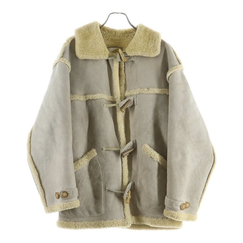 GOODENOUGH(グッドイナフ) 90S 初期型 Mouton Shearing Short Jacket ムートンシアリングショートジャケット ムートンダッフルジャケット ベージュ