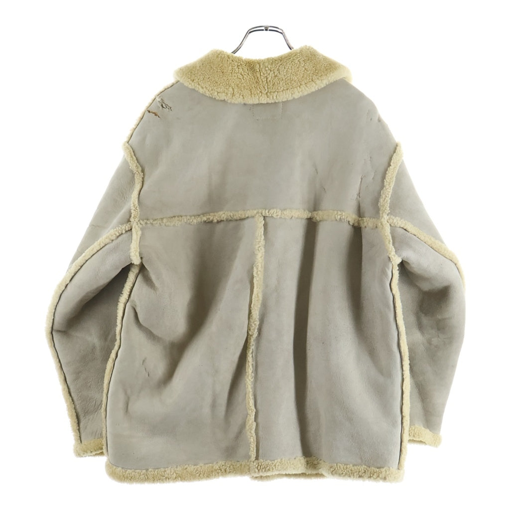 GOODENOUGH(グッドイナフ) 90S 初期型 Mouton Shearing Short Jacket ムートンシアリングショートジャケット ムートンダッフルジャケット ベージュ