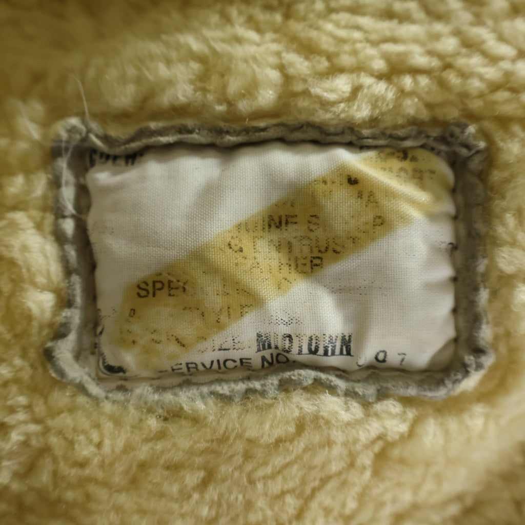 GOODENOUGH(グッドイナフ) 90S 初期型 Mouton Shearing Short Jacket ムートンシアリングショートジャケット ムートンダッフルジャケット ベージュ