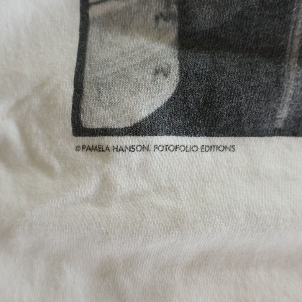 VINTAGE(ヴィンテージ) 90S Pamela Hanson Lip Stick Photo T-Shirts パメラハンソン リップスティック フォトTシャツ フロントプリントクルーネック半袖Tシャツ ホワイト