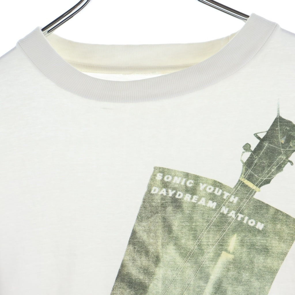 VINTAGE(ヴィンテージ) 80S Sonic Youth Daydream Nation T-Shirts ソニックユウス デイドリームネーション フロントプリントクルーネック半袖Tシャツ ホワイト